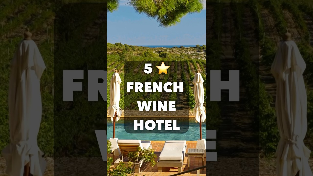 5 ⭐️ Hotel & Winery in France 🏨🍷 🇫🇷