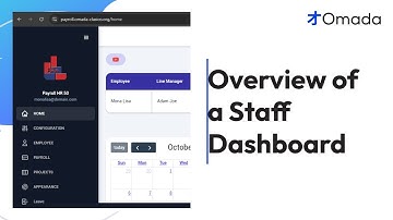 Overview of a Staff Dashboard | Omada HR Payroll