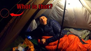 Growling noises whilst wild camping in the Peak District! #wildcamping #youtube #supernatural