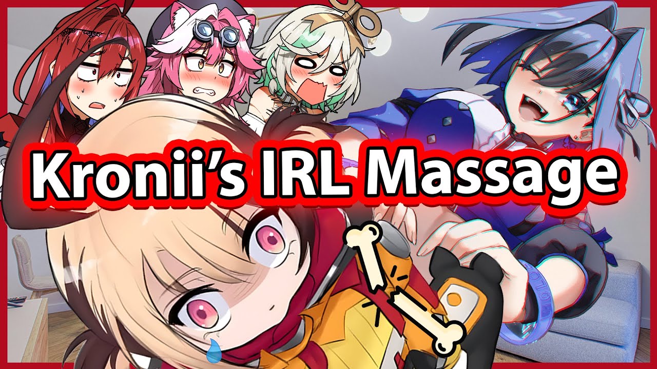 Крони массировал Джиджи в реальной жизни и несколько раз сломал ей кости 【HOLOEN】