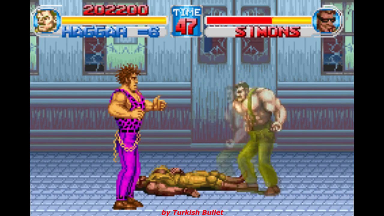 Final Fight One (USA) (Game Boy Advance) - (Round 2 - Subway Park | Very Hard Difficulty)