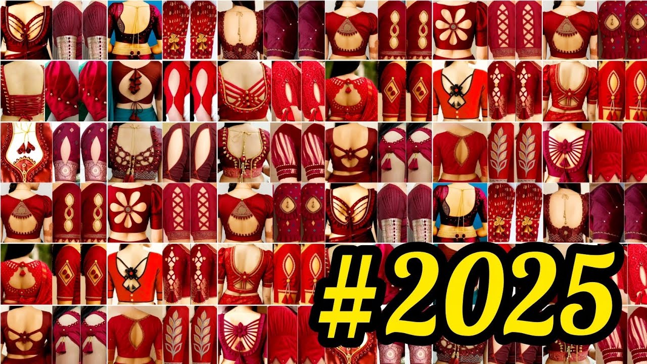 🎊🌈Trending boutique style blouse neck with sleeve designs/new fashion blouse neck design/blouse gala