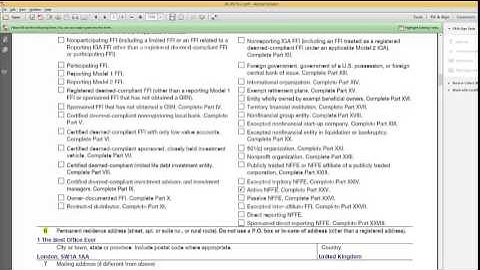 Companies - How to complete a W-8BEN-e form (the new W-8BEN)