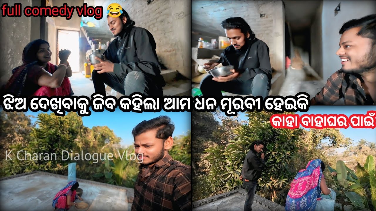 ଝିଅ ଦେଖିବାକୁ ଜିବ କହିଲା ଆମ ଧନ ମୂରବୀ ହେଇକି😂 || Odia Comedy Vlog || K Charan Dialogue || #vlog 