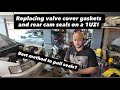 Installing new cam seals and new valve cover gaskets on the 1UZ!
