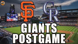 San Francisco Giants vs Colorado Rockies Game 3 Postgame (So Close!)
