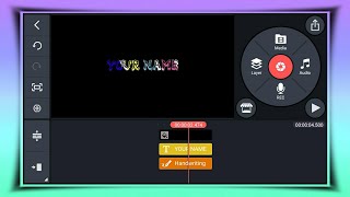 KINEMASTER TEXT EFFECT TUTORIAL PART 13 #shorts - @RockyEditingWorld