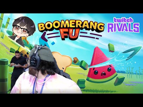 Thumbnail for Hasanabi and Willneff play Boomerang Fu against Myth and iiTzTimmy at Twitch Rivals