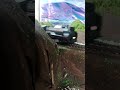 Miniature Train passes Over the hill | Slow motion