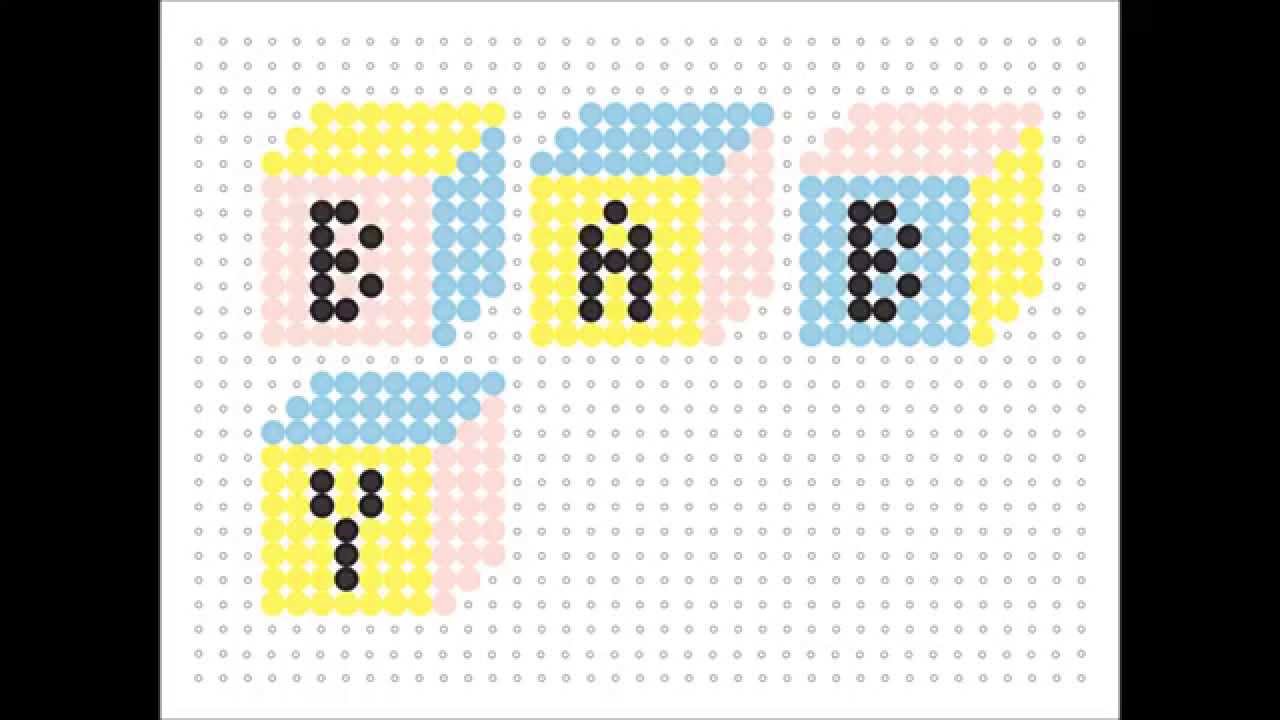 Hama Bead Baby Blocks (Baby Series #3)