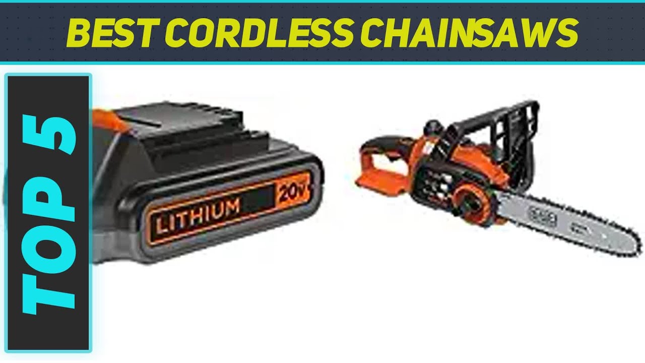 Top 5 Best Cordless Chainsaws in 2023 - YouTube