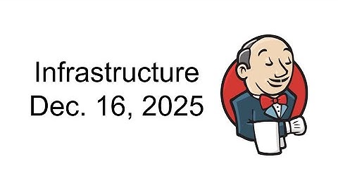 2025 12 16 Jenkins Infra Meeting