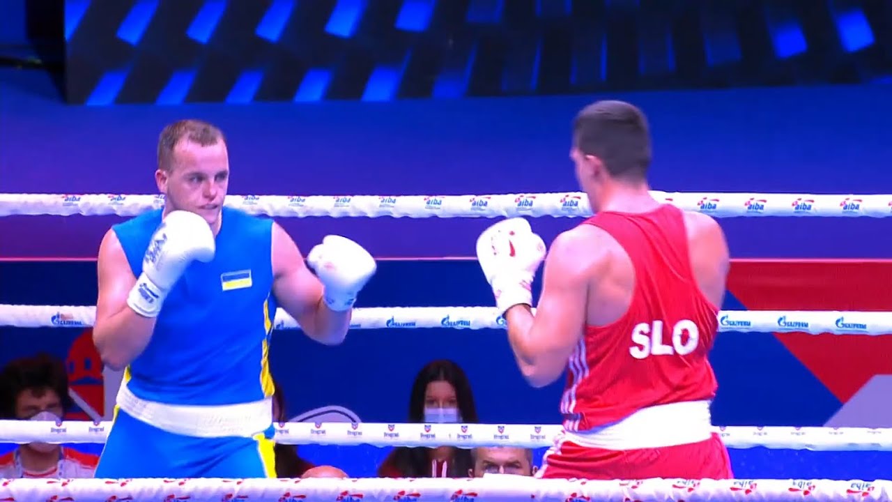Day 5 (92kg) BAN Aljaz (SLO) vs  MARTON Robert (UKR) | AIBA WCHs 2021