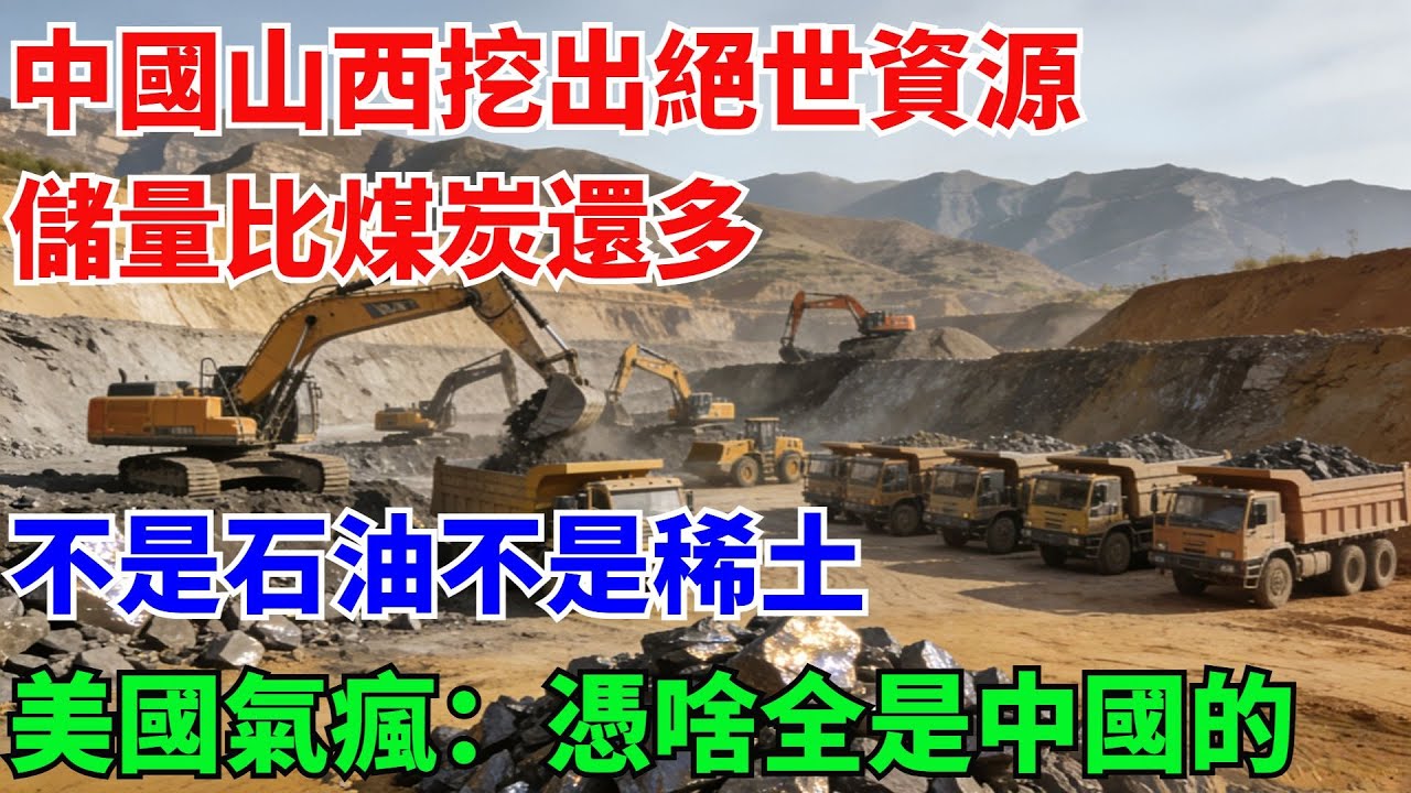 中國山西挖出絕世資源，儲量比煤炭還多！不是石油不是稀土？美國氣瘋：憑啥好事全是中國的！【奇遇天下】#奇聞#故事#真相#風水鑒寶#中國#資源#石油#稀土#美國