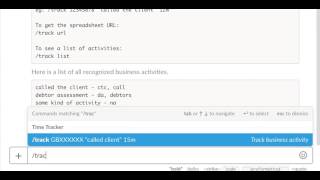 Slack Time Tracking Bot