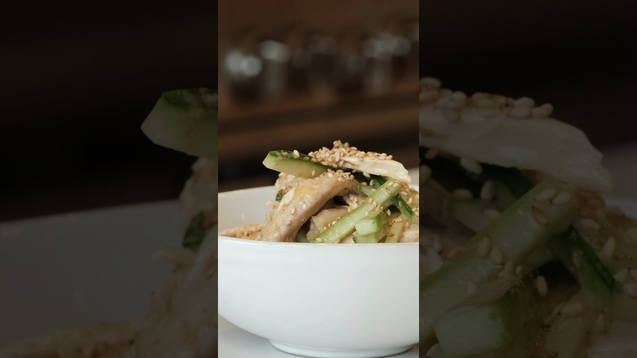 Hand-Shredded Chicken with Sesame Sauce 手撕雞