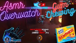 ASMR Gaming 🎮😴 Overwatch 4v4 Team Deathmatch Gameplay (Gum Chewing ASMR)