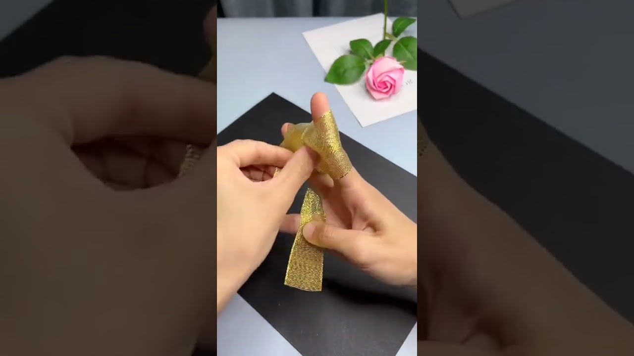 Bow|Perfect DIY craft fun|Effortless double layered bow|Art and craft|Fun art|easy bow DIY