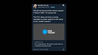 FCC’s Brendan Carr Called Out With Old Tweet on Free Speech | MKM After Dark