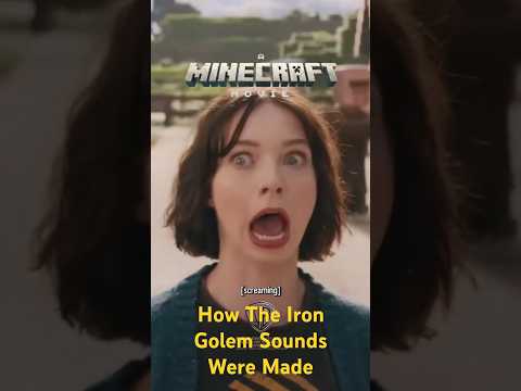 How the Iron Golem sounds in A Minecraft Movie were made