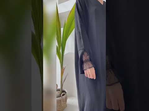 عباية قماش سي واي بفصوص