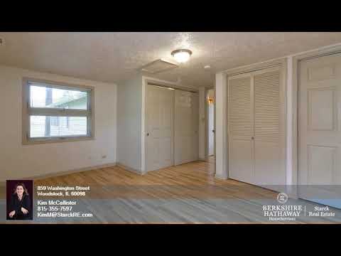 859 Washington Street, Woodstock, IL home video tour