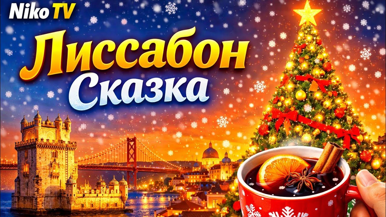 Парк Эдуарда VII Зимняя СКАЗКА в Португалии 🎁⛸️🎄