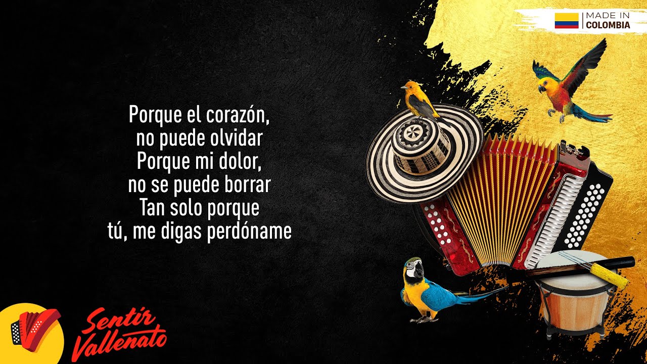 Busca Un Confidente, Los Diablitos, Video Letra - Sentir Vallenato