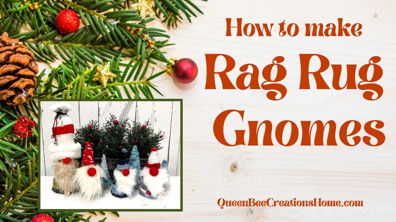 How to Make Rag Rug Gnomes