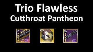 Trio Flawless Cutthroat Pantheon - Calus Resplendent
