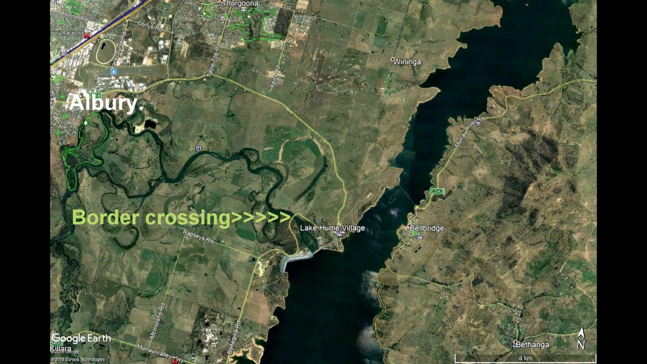 hume weir history NSW Victoria Australia Border Crossing 27th November 2018