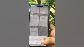 How to Close All Safari Tabs at Once on iPhone #iphone #shorts