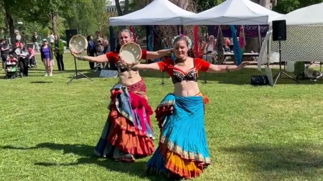 ATS/FCBD Style Tambourine dialect, improvisation | Aizume Dance Collective - Burlesqua