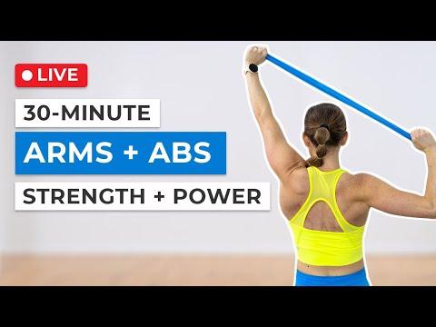 Live 30-Minute Arms and Abs (Strength and Power) — nourishmovelove