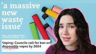 Ban disposable vapes now: Stop making everything from single-use plastic
