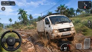 Tata Ace vs Extreme Off-Road Road 😱 | Can This Mini Truck Survive? BUSSID - Bus Simulator Indonesia screenshot 4