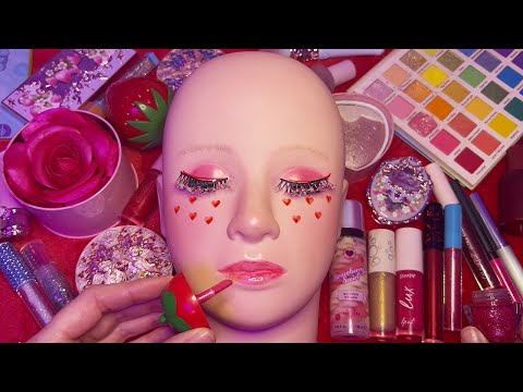 ASMR Makeup on Mannequin (Whispered)