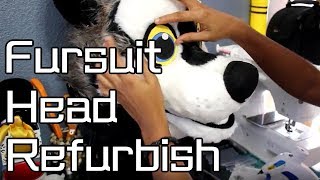 Fursuit Head Refurbish || Hero the Husky
