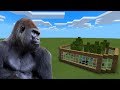 How To Make a GORILLA FARM in Minecraft PE