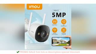 IMOU Outdoor Bullet 2C 5MP Wifi Camera Weatherproof AI Human Detection Outdoor Surveillance ip Camer
