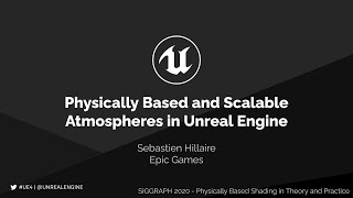 Famous Physically Based and Scalable Atmospheres in Unreal Engine Wealth