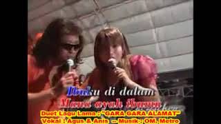 (1,055) Lagu Dangdut Lama Tahun 1970an __ GARA GARA ALAMAT _ Vokal : Anis & Agus _ Musik : OM. Metro