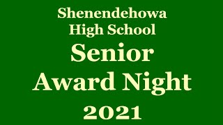 Shenendehowa High School Senior Award Night 2021