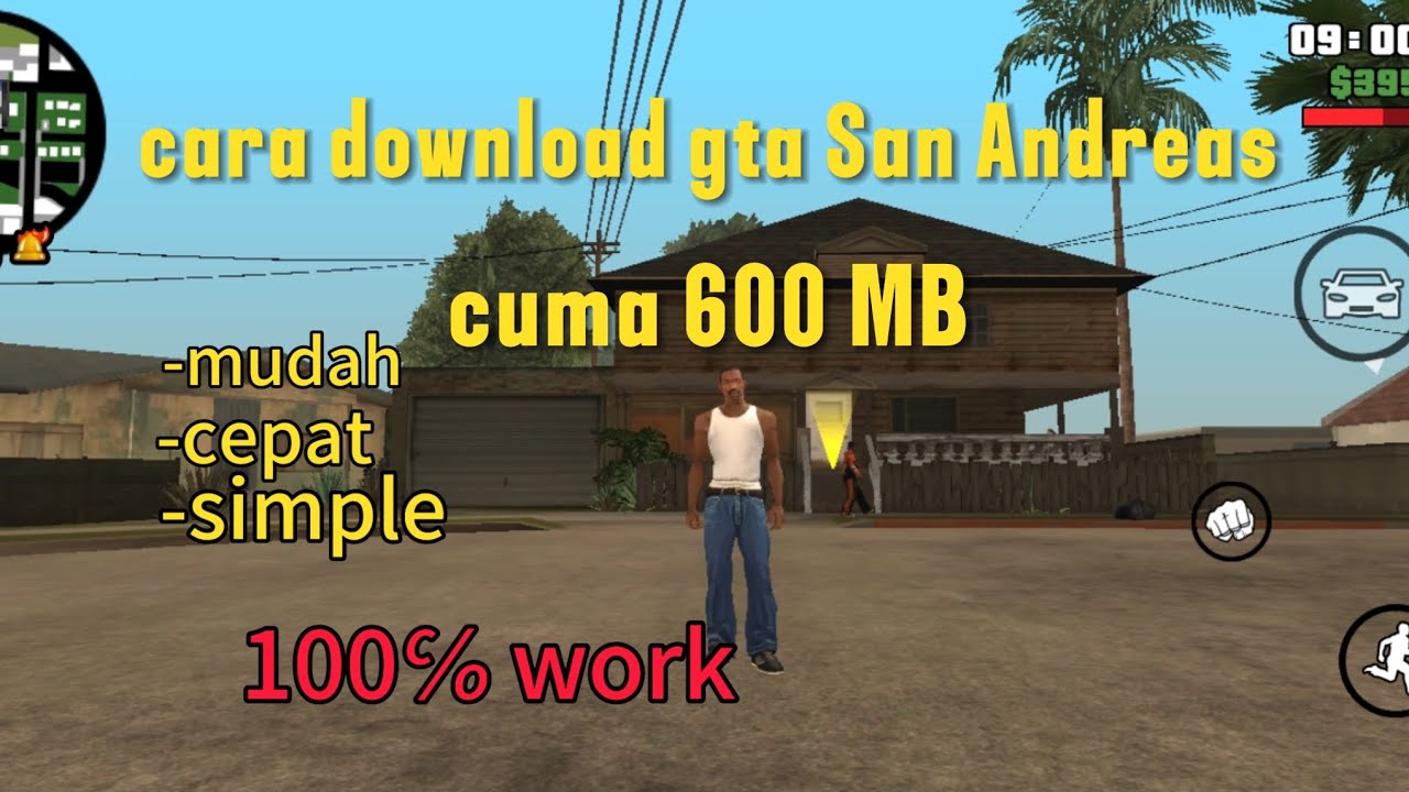 tutorial cara download gta san Andreas original di Android YouTube