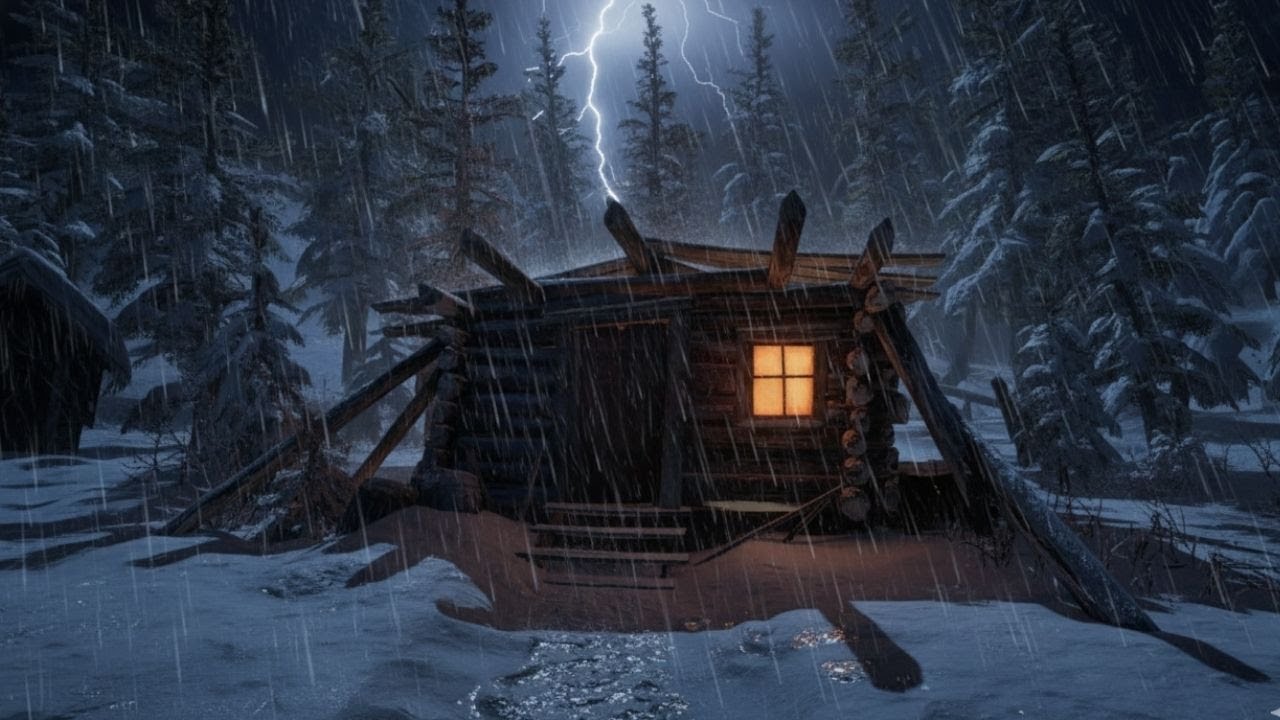 Fall Asleep Fast 🌧️ Heavy Rain on Metal Roof ASMR | Calm Your Anxiety & Overthinking