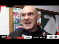 I will f fill you in  tyson fury not holding back on anthony joshua usyk hearn klitschko