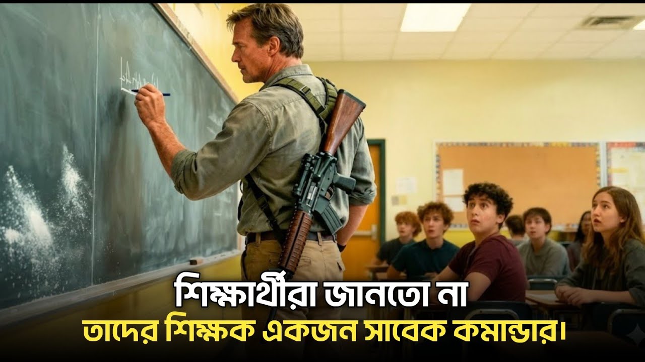 শিক্ষার্থীরা জানতো না যে তাদের শিক্ষক একজন সাবেক কমান্ডার। 