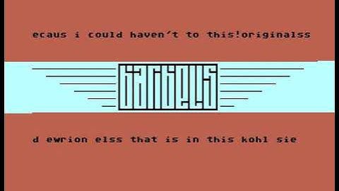 C64 Intro: Baerbels intro 1994