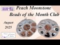 Gemstone Beads of the Month Club with Findings & Crystals Companion Packs | August 2025