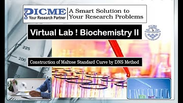 Construction of Maltose Standard Curve by DNS Method ! Virtual Lab! PICME Labs ! Biochemistry II